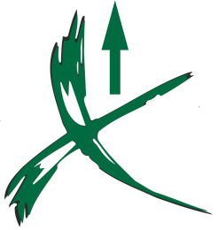 Flecha con logo